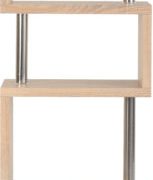 CHARISMA-5-SHELF-UNIT-LIGHT-SONOMA-OAKCHROME-02-300-306-038-153×400