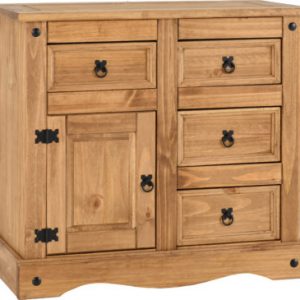CORONA-1-DOOR-4-DRAWER-SIDEBOARD-DISTRESSED-WAXED-PINE-2020-400-405-007-01-400x365