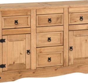 CORONA-2-DOOR-5-DRAWER-SIDEBOARD-DISTRESSED-WAXED-PINE-2020-400-405-009-01-400x284