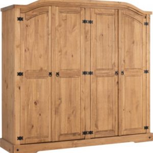 CORONA-4-DOOR-WARDROBE-DISTRESSED-WAXED-PINE-2020-100-101-024-01-390x400