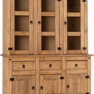 CORONA-46-BUFFET-HUTCH-DISTRESSED-WAXED-PINEGLASS-2020-400-406-006-01-299x400