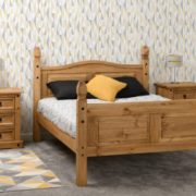 CORONA-46-HIGH-END-BED-DISTRESSED-WAXED-PINE-2020-200-203-009-09-400×271