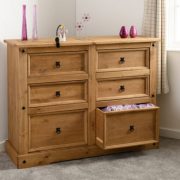 CORONA-6-DRAWER-CHEST-DISTRESSED-WAXED-PINE-2020-100-102-027-08-400×378
