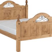CORONA-SCROLL-46-HIGH-END-BED-DISTRESSED-WAXED-PINE-2020-200-203-011-01-400x271