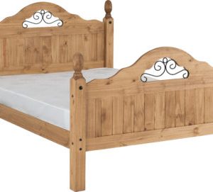 CORONA-SCROLL-46-HIGH-END-BED-DISTRESSED-WAXED-PINE-2020-200-203-011-01-400x271