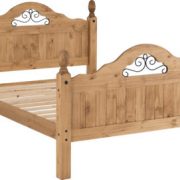 CORONA-SCROLL-46-HIGH-END-BED-DISTRESSED-WAXED-PINE-2020-200-203-011-02-400×271