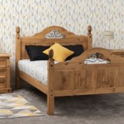 CORONA-SCROLL-46-HIGH-END-BED-DISTRESSED-WAXED-PINE-2020-200-203-011-09-400×281