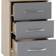 NEVADA-3-DRAWER-BEDSIDE-GREY-GLOSSLIGHT-OAK-EFFECT-VENEER-2019-02-100-103-051-321×400