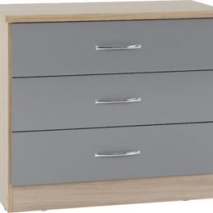 NEVADA-3-DRAWER-CHEST-GREY-GLOSSLIGHT-OAK-EFFECT-VENEER-2019-01-100-102-091-400x351