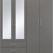 NEVADA-4-DOOR-2-DRAWER-WARDROBE-3D-EFFECT-GREY-2021-100-101-136-2-339×400