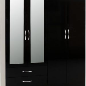 NEVADA-4-DOOR-2-DRAWER-WARDROBE-BLACK-GLOSS-2023-100-101-181-01-331x400