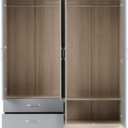 NEVADA-4-DOOR-2-DRAWER-WARDROBE-GREY-GLOSSLIGHT-OAK-EFFECT-VENEER-2019-03-100-101-075-359×400