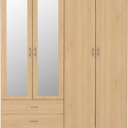 NEVADA-4-DOOR-2-DRAWER-WARDROBE-SONOMA-OAK-EFFECT-2020-02-100-101-102-340×400