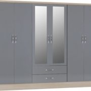 NEVADA-6-DOOR-2-DRAWER-WARDROBE-GREY-GLOSSLIGHT-OAK-EFFECT-VENEER-100-101-109-01-400x331