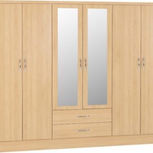 NEVADA-6-DOOR-2-DRAWER-WARDROBE-SONOMA-OAK-EFFECT-2021-100-101-112-01-400x329