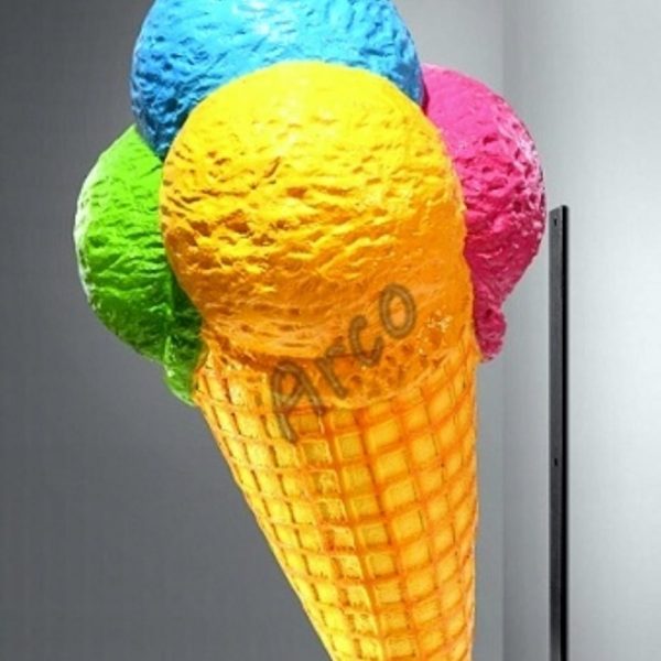 ice cream cone wall mount 2