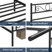 3ft black metal bedframe 4 3ft black metal bedframe 4